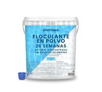 PLANTAWA Floculant Piscine en Poudre 26 semaines | clarifiant Piscine Efficace Contre Eau Trouble | floculant pour Piscine sans métaux Lourds | Action Longue durée