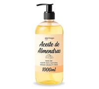 Plantawa huile amande douce 1L Dosificateur | huile d'amande douce 100% pure, soin hydratant intense pour peau, cheveux, bébé, grossesse et massage | Nourrissant et apaisant