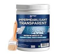 PLANTAWA Imperméabilisant Transparent 300 g | Hydrofuge Pierre Naturelle | Étanchéité Terrasse Extérieure | Traitement Invisible pour Sols, Terrasses et Façades | Intérieur Extérieur