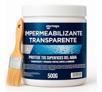 Plantawa Imperméabilisant transparent 500 g | Revêtement imperméable ultime, génère un film protecteur, résistant à l'eau et à l'humidité, revêtement imperméable pour intérieur et extérieur