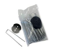 PLANTAWA Lot de 50 piquets en métal | Ancrage pour gazon artificiel, filet anti-herbes et bâches de jardin | Fixation résistante, installation rapide et maintien stable sur tous types de terrains