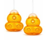 PLANTAWA Piège à Guêpes et Frelons Pack 2 - Système de Capture Extérieur pour Jardin et Terrasse, Piège Réutilisable pour Insectes Volants