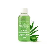 PLANTAWA Shampoing Chien Aloe Vera 300 ML - Nettoyant Doux pour Pelage et Peau Sensible, Shampoing Chien Hydratant et Parfum Frais, Adapté à Toutes Les Races de Chiens pour Entretien du Pelage