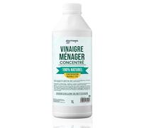 PLANTAWA Vinaigre Ménager 10º 1L | Vinaigre Concentré | Nettoyant naturel et puissant multi-usage | Détartre, Nettoie, Fait Briller, dégraisse et élimine le calcaire des surfaces