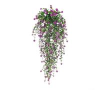 Plante artificielle à suspendre avec fausses feuilles de camélia et d'eucalyptus - 76 cm - Plastique résistant aux intempéries - Décoration florale d'intérieur et d'extérieur pour (3)