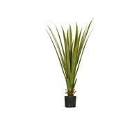 HOMCOM Plante Artificielle Type Agave en Pot Hauteur 90 cm, 16 Feuilles, Interieur extérieur, Grand réalisme