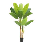 Plante Artificielle Arbre Artificiel Faux Bananier Artificiel avec Feuilles Réalistes, Plante Artificielle pour La Décoration De La Maison Plantes Artificielles Faux Arbres (Color : A, Size : 150cm
