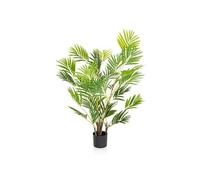 hjh OFFICE Plante Artificielle Areca I Hauteur 120 cm Vert Déco Palmier à Fruits d'or Facile à Entretenir Palmier d'intérieur Artificiel, 871010