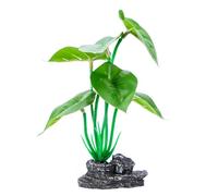 Plante artificielle avec ornement d'aquarium de base facile à nettoyer pour différentes tailles de poisson, paysage, plante aquatique, décoration d'aquarium