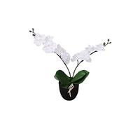 Vidaxl Plante Artificielle Avec Pot Orchidã©E 30 Cm Blanc