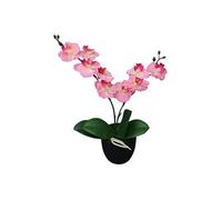 vidaXL Plante artificielle Orchidée avec pot 30 cm Rose