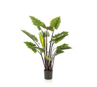 Plante artificielle - Colocasia Pink China - Oreille d'éléphant - 130 cm
