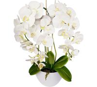 Plante artificielle Damich 3pgb orchidée artificielle en pot de fleur fleur artificielle décoration plante fleur hauteur environ 60cm