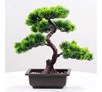 Plante Artificielle décorative, pin Artificiel, pin Phoenix, Plante en Pot, bonsaï réaliste, décoration de Bureau, Cadeau de Festival, décoration d'intérieur, Plantes artificielles, Fourchette E-5