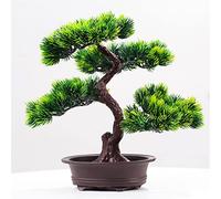 Plante Artificielle décorative, pin Artificiel, pin Phoenix, Plante en Pot, bonsaï réaliste, décoration de Bureau, Cadeau de Festival, décoration d'intérieur, Plantes artificielles, Fourchette E-5