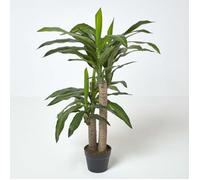 Plante artificielle Dracaena Fragrans en pot, 90 cm