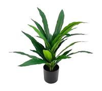 Plante Artificielle d'un Dracaena en Acrylique, mélamine et Plastique Vert 60 x 60 x 60 cm