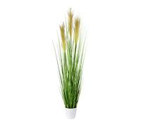 Plante artificielle en pot blanc 95 cm