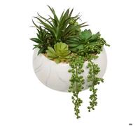 Atmosphera - Plante artificielle en pot Jesy 21x18 cm Multicolore