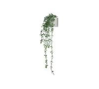 hjh OFFICE Plante artificielle suspendue en pot 90 cm Eucalyptus Climb Plante d'eucalyptus artificielle suspendue pour étagère décorative