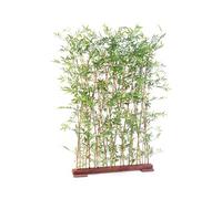 Plante artificielle haute gamme Spécial extérieur/ Haie artificielle BAMBOU coloris vert - Dim : 160 x 35 x 110 cm
