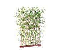 Plante artificielle haute gamme Spécial extérieur/ Haie artificielle BAMBOU coloris vert - Dim : 190 x 35 x 110 cm