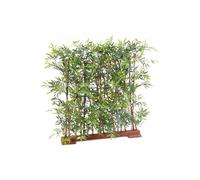 Plante artificielle haute gamme Spécial extérieur/ Haie Bambou artificiel coloris vert - Dim : 150 x 45 x 110 cm