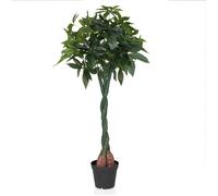 Plante artificielle - hjh OFFICE - PACHIRA - Vert - Plastique