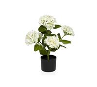hjh OFFICE Fleur artificielle en pot 52 cm - Hortensia - Décoration - Buisson d'hortensia artificiel
