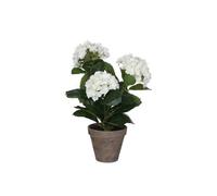 Plante artificielle Mica Decorations Hydrangea Blanc Polyester H40xl35xL35cm