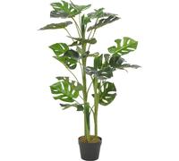 Plante artificielle Monstera avec pot vert 100 cm