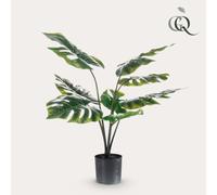 Plante artificielle Monstera Deliciosa 65 cm - Plante à trous parfaite pour la maison et le bureau