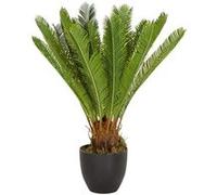Plante artificielle / Palmier artificiel CYCAS Plastique Vert hjh OFFICE Vert G