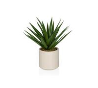Plante artificielle / Plante en pot AGAVE 47 cm Plastique vert hjh OFFICE Vert