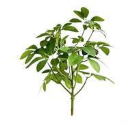 Plante artificielle réaliste à sept branches pour création de contenu visuel et décoration spatiale (vert)