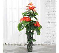 Plante artificielle réaliste - Arbre artificiel réaliste dans un pot durable pour décoration d'intérieur ou d'intérieur/extérieur - Cadeau de pendaison de crémaillère et accent de verdure