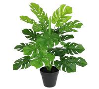 Plante Artificielle Splitphilo en Pot - Feuillue Monstera Décorative d'Intérieur - Fleurs en Soie Verte