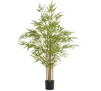 Plante artificielle - TECTAKE - Bambou artificiel BAMBOSA à l'aspect naturel très volumineux entretien facile - Hauteur 150 cm