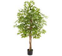 Plante artificielle - TECTAKE - Ficus artificiel FIDA à l'aspect naturel avec beaucoup de volume entretien facile - Hauteur 160 cm