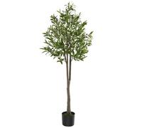 Plante artificielle - TECTAKE - Olivier artificiel OLEAND à l'aspect naturel très volumineux entretien facile - Hauteur 150 cm