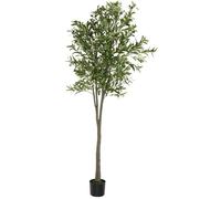 Plante artificielle - TECTAKE - Olivier artificiel OLEAND à l'aspect naturel très volumineux entretien facile - Hauteur 210 cm