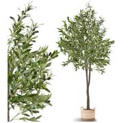 Plante artificielle - TECTAKE - Olivier artificiel OLEAND à l'aspect naturel très volumineux entretien facile - Hauteur 180 cm