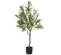 Plante artificielle - TECTAKE - Olivier artificiel OLEAND à l'aspect naturel très volumineux entretien facile - Hauteur 120 cm