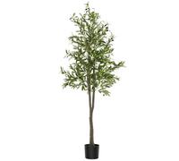 Plante artificielle - TECTAKE - Olivier artificiel OLEAND à l'aspect naturel très volumineux entretien facile - Hauteur 180 cm