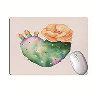 Plante cactus mignon dessin animé en pot bureau tapis de souris-30 * 25cm_1