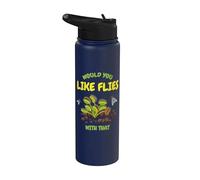 Plante Carnivore Piège À Mouche De Vénus Like Flie Stainless Steel Insulated Water Bottle