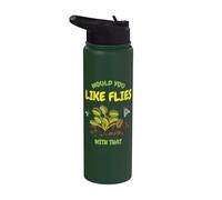 Plante Carnivore Piège À Mouche De Vénus Like Flie Stainless Steel Insulated Water Bottle