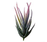 Plante d'aloe vera artificielle décorative réaliste PE et EVA pour une utilisation en intérieur, 12 cm x 7 cm x 2 cm, vert, décor floral réaliste pour (B)
