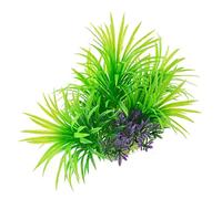 Plante d'aquarium réaliste en plastique, plantes aquatiques, algues décoratives (vert)