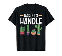 Plante de Cactus succulente Difficile à Manipuler T-Shirt Graphique avec Valeur, Homme, Noir, L